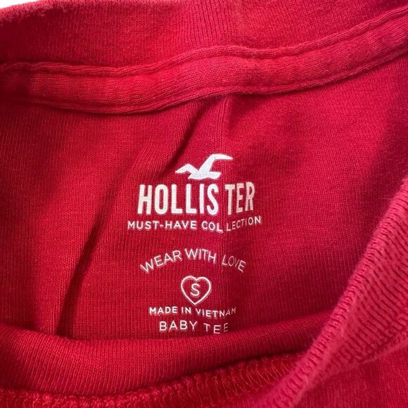 Holister Set of 2 Baby Short Sleeve Baby Tees Red Maueve, S - Picture 4 of 7